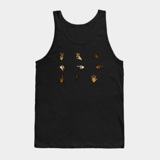 Hand Gestures Pack Tank Top